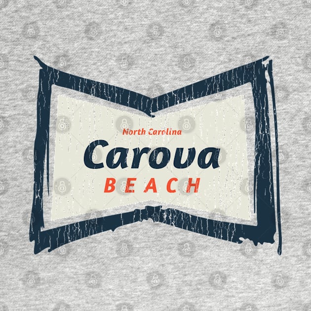 Carova, NC Summertime Vacationing Bowtie Sign by Contentarama